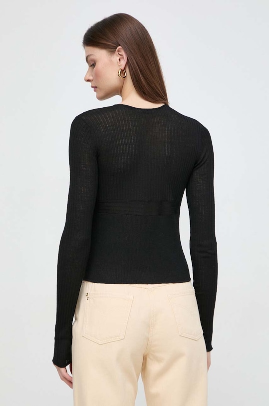 Одежда Шерстяной кардиган Patrizia Pepe 8K0189.K034 чёрный