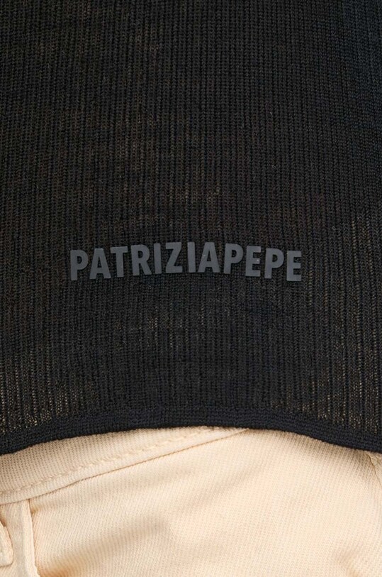 Вовняний кардиган Patrizia Pepe 8K0189.K034 чорний