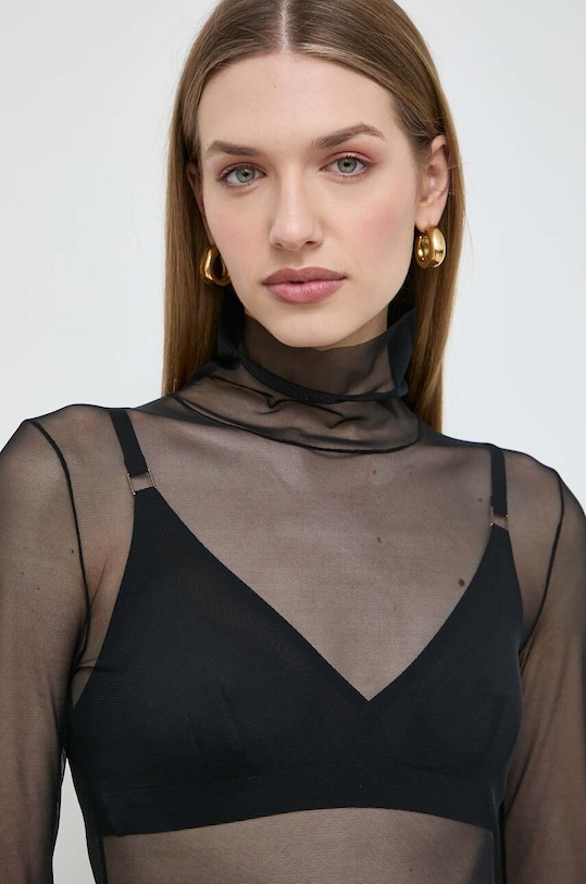 Longsleeve Patrizia Pepe slim μαύρο 8M1580.J014