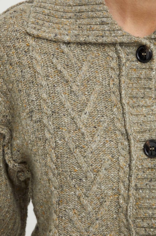 Vlnený kardigán Day Birger et Mikkelsen DAY65242902 zelená