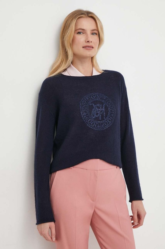 Joop! sweter kaszmirowy granatowy 30041469