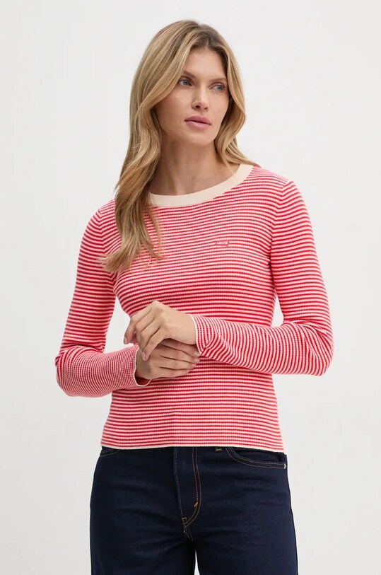 Levi's sweter pozostałe czerwony A0719