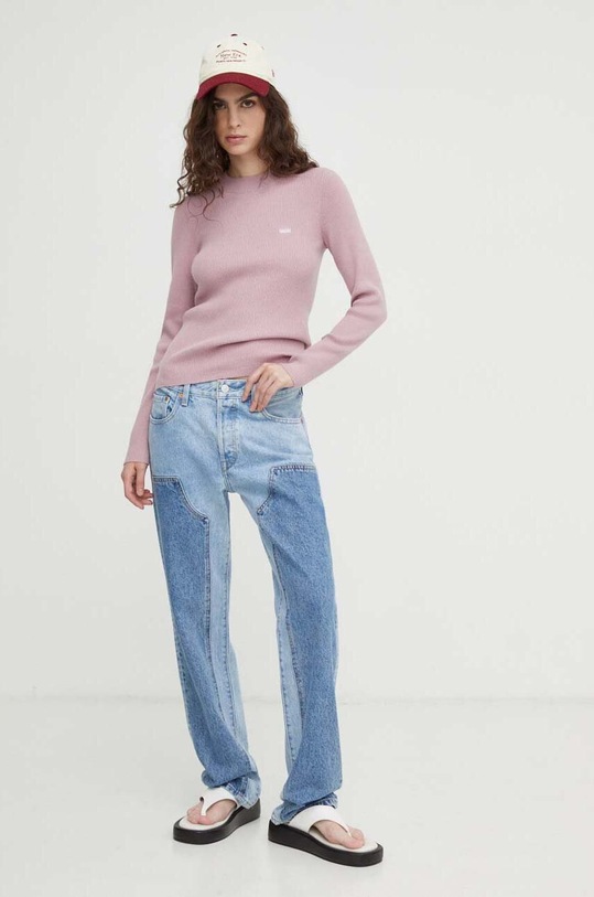 Levi's sweter A0719 fioletowy SS25