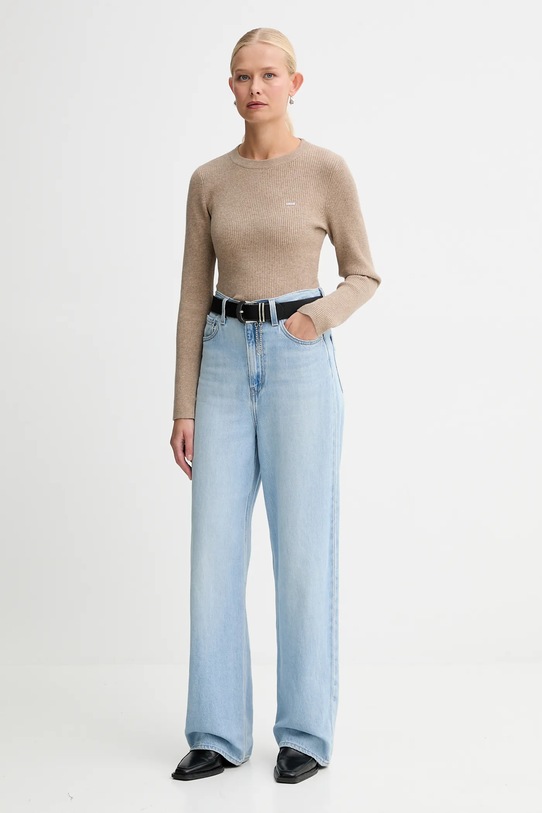 Levi's sweter A0719 brązowy AW25