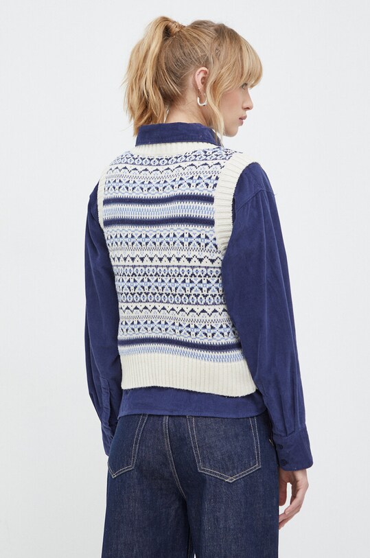 Îmbrăcăminte Levi's vesta din amestec de lana A7103 albastru