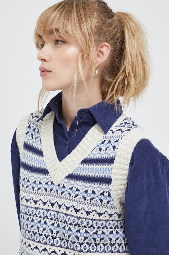 Levi's vesta din amestec de lana albastru A7103