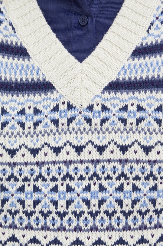 Levi's vesta din amestec de lana A7103 albastru