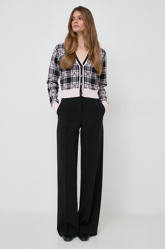 Kardigan Karl Lagerfeld 240W2008 růžová SS24