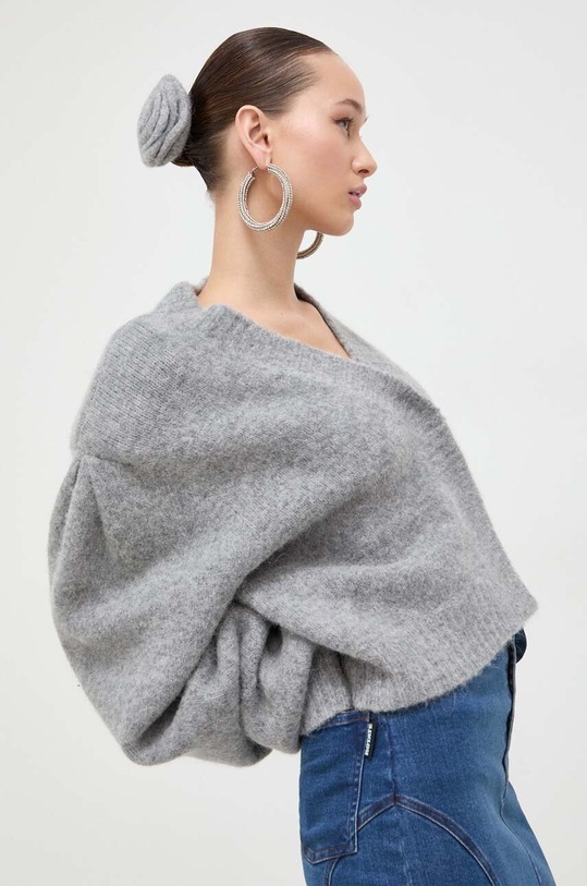 Rotate sweter wełniany szary 1120771249