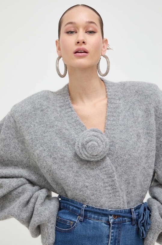 Rotate sweter wełniany 1120771249 szary