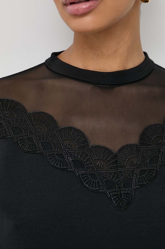 Mikina Karl Lagerfeld 240W1821 černá