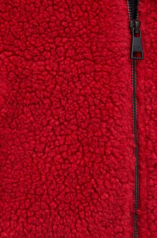 Karl Lagerfeld bluza z domieszką wełny 240W1822