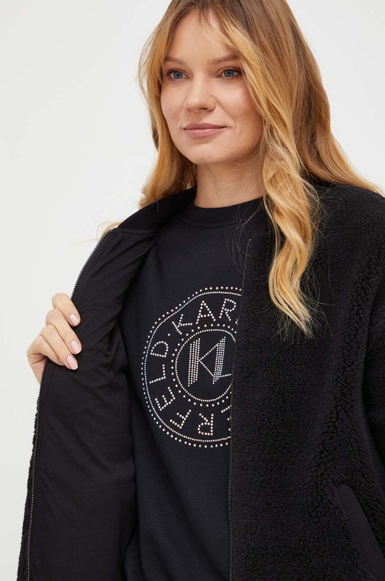 Φούτερ από μαλλί και μείγμα Karl Lagerfeld 240W1822