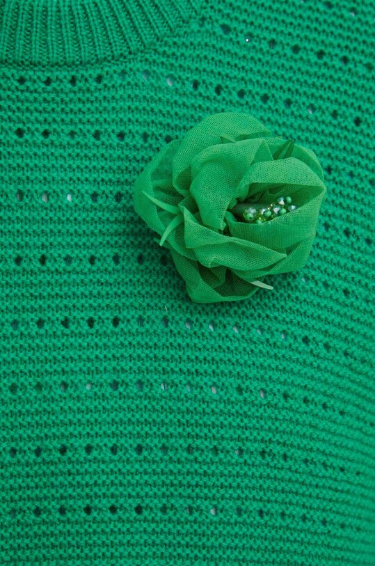 Custommade sweter wełniany Taia 999212301 zielony