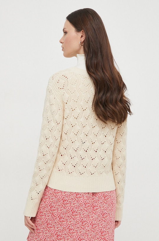 Odzież Pepe Jeans sweter bawełniany GRACE PL702099 beżowy