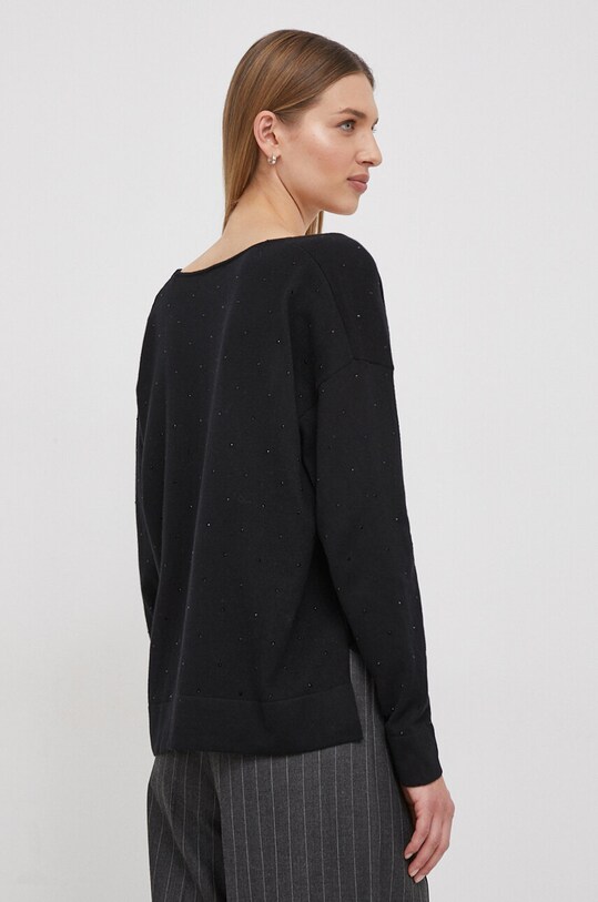 Odzież Pepe Jeans sweter z domieszką wełny FAYE PL702101 czarny