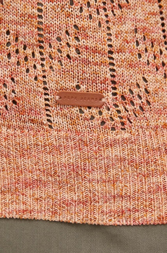 Pepe Jeans sweter bawełniany GIANNA PL702104 beżowy