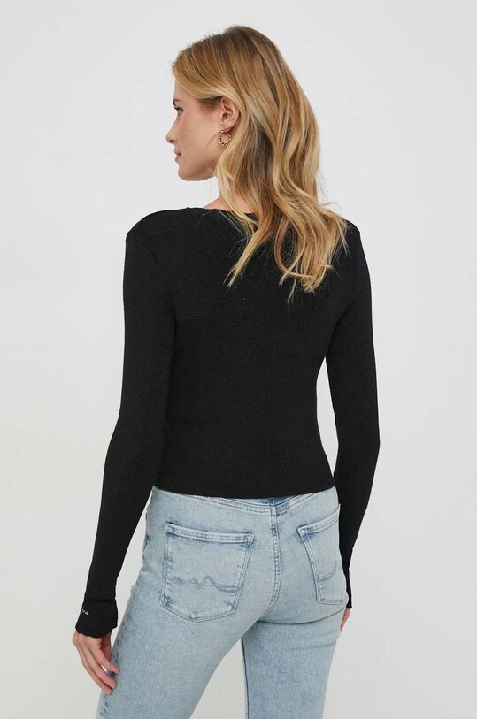 Odzież Pepe Jeans kardigan FALON PL702108 czarny