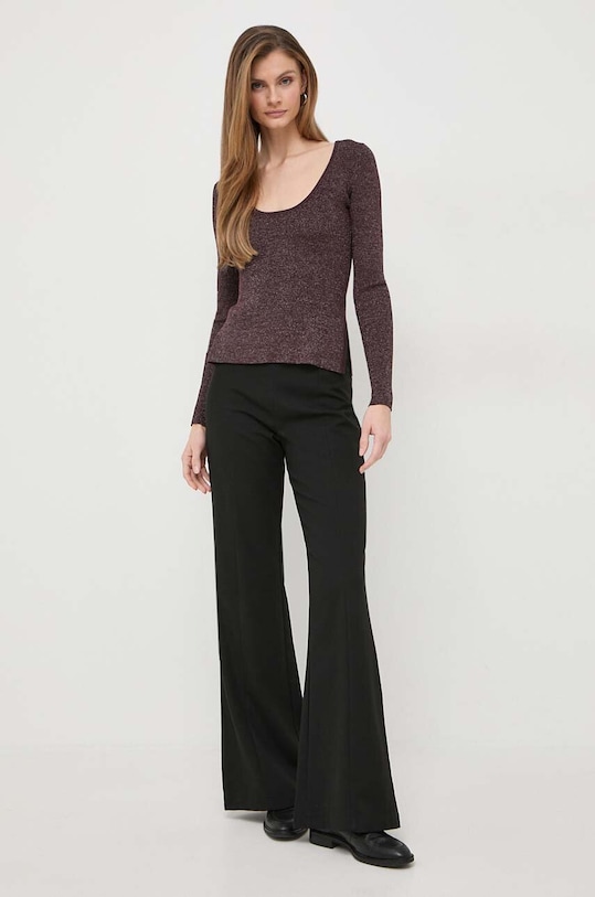 Max Mara Leisure sweter 2416361017600 brązowy SS24