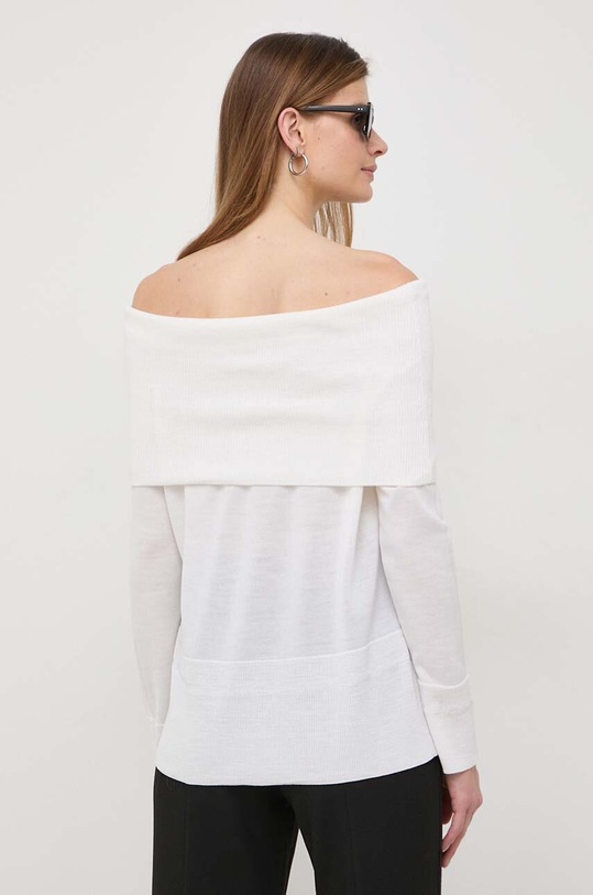 Odzież Max Mara Leisure sweter wełniany 2416361037600 biały