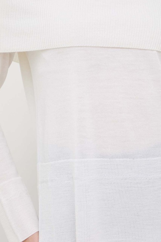 Max Mara Leisure sweter wełniany 2416361037600 biały