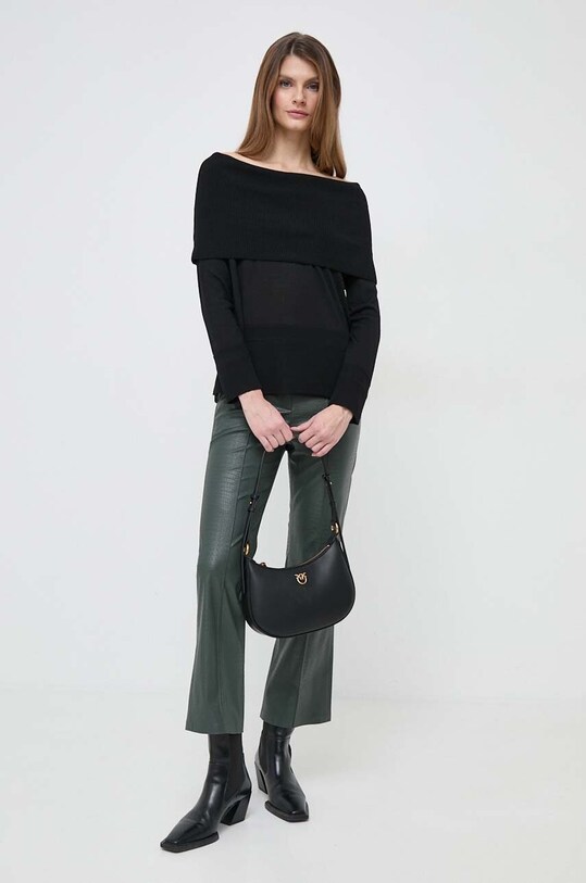 Шерстяной свитер Max Mara Leisure 2416361037600 чёрный SS24