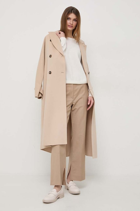 Шерстяной свитер Max Mara Leisure 2416361047600 бежевый SS24