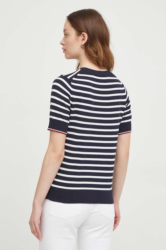 Oblečení Bavlněný svetr Tommy Hilfiger WW0WW38724 námořnická modř