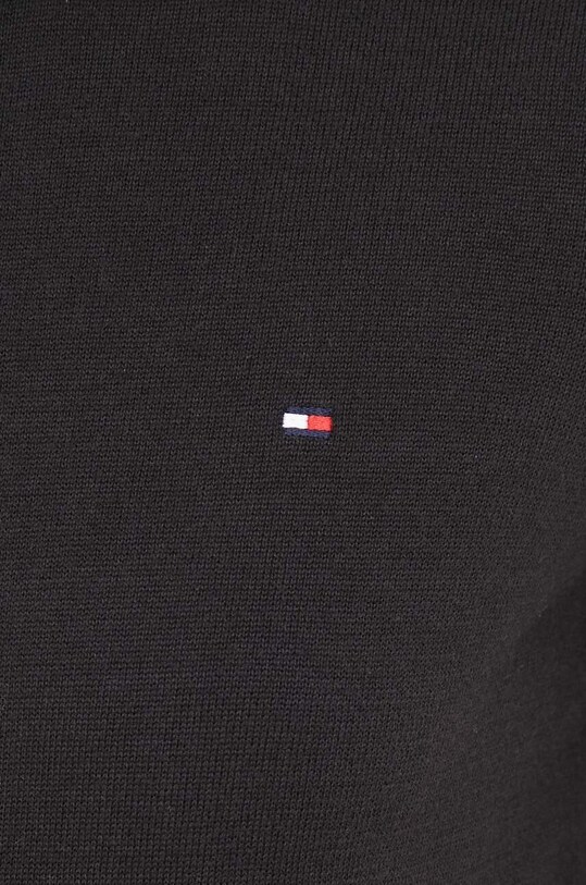 Бавовняний светр Tommy Hilfiger WW0WW38724 чорний