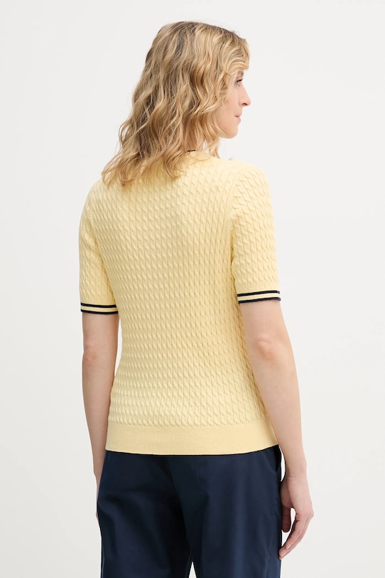 Oblečení Bavlněný svetr Tommy Hilfiger WW0WW41787 žlutá