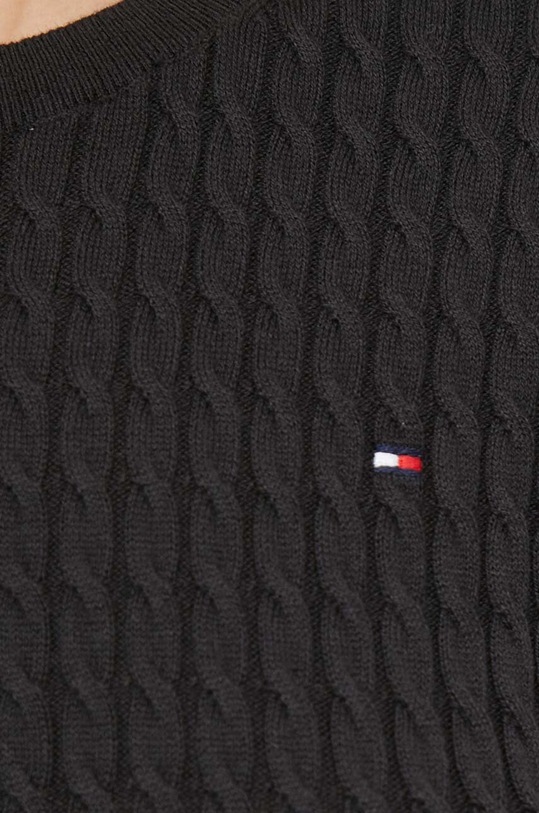 Bavlnený sveter Tommy Hilfiger WW0WW41787 čierna