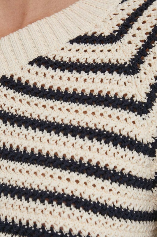 Πουλόβερ Tommy Hilfiger WW0WW41449 μπεζ