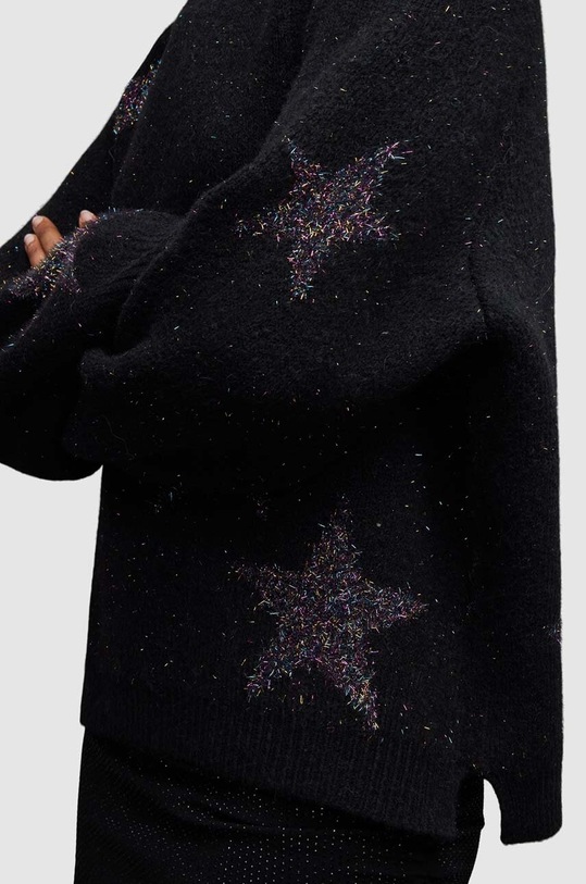 Oblečení Vlněný svetr AllSaints Star WK084Z černá