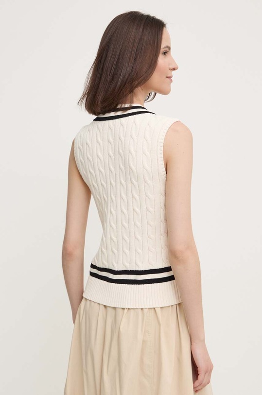 Oblačila Bombažni brezrokavnik Lauren Ralph Lauren 200933250 bež