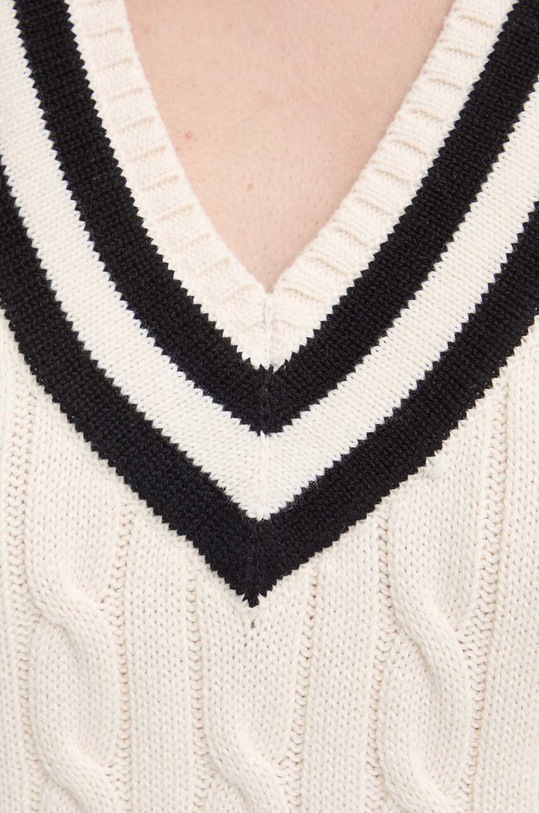 Lauren Ralph Lauren kamizelka bawełniana 200933250 beżowy