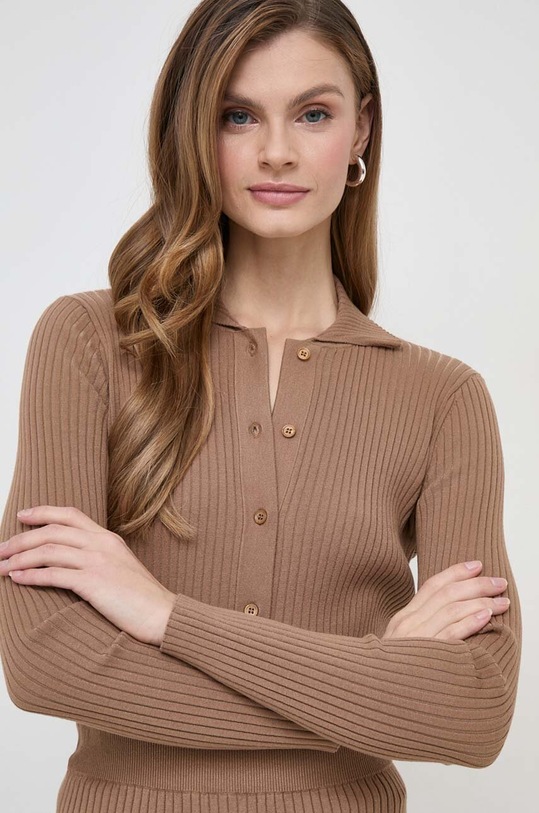 Weekend Max Mara kardigan pozostałe brązowy 2415341011600