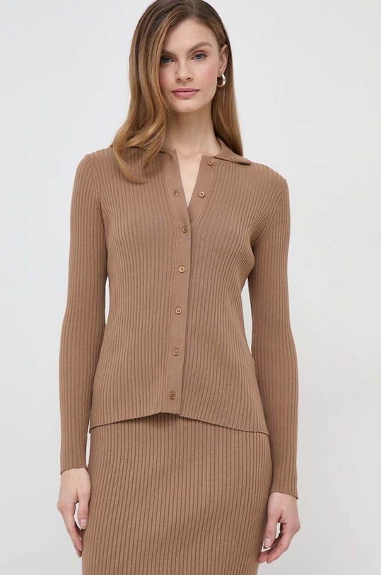 Weekend Max Mara kardigan brązowy 2415341011600