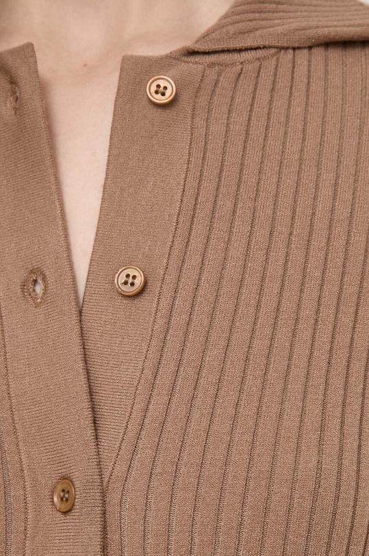 Weekend Max Mara kardigan 2415341011600 brązowy
