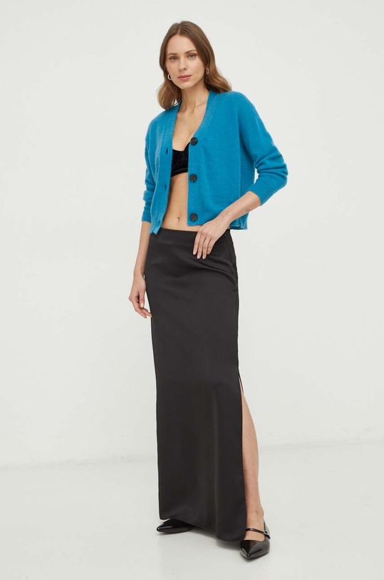 Svetr s příměsí vlny Weekend Max Mara 2415341021600 tyrkysová SS24