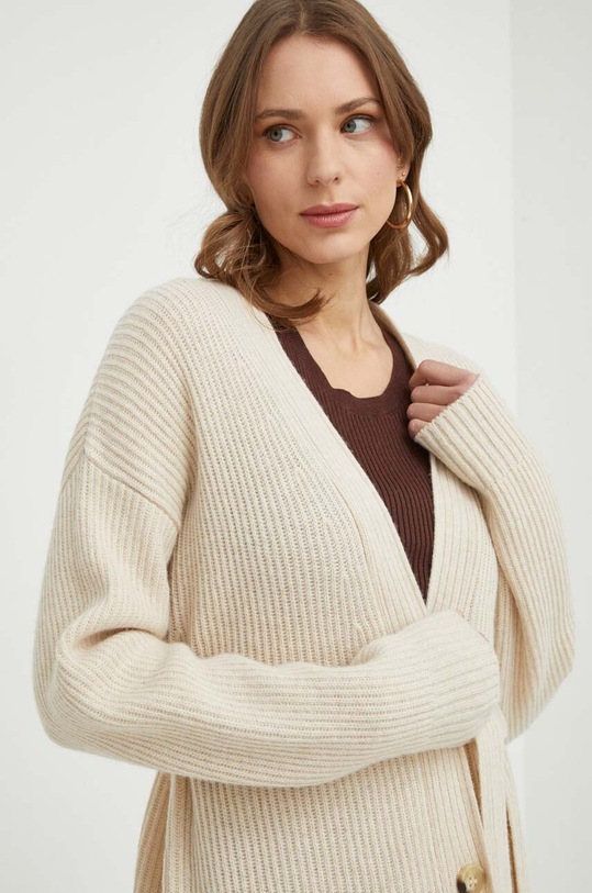 Svetr s příměsí vlny Weekend Max Mara béžová 2415341041600