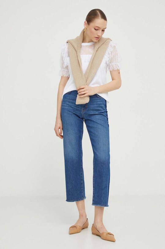 Шерстяной свитер Weekend Max Mara 2415361031600 бежевый SS24