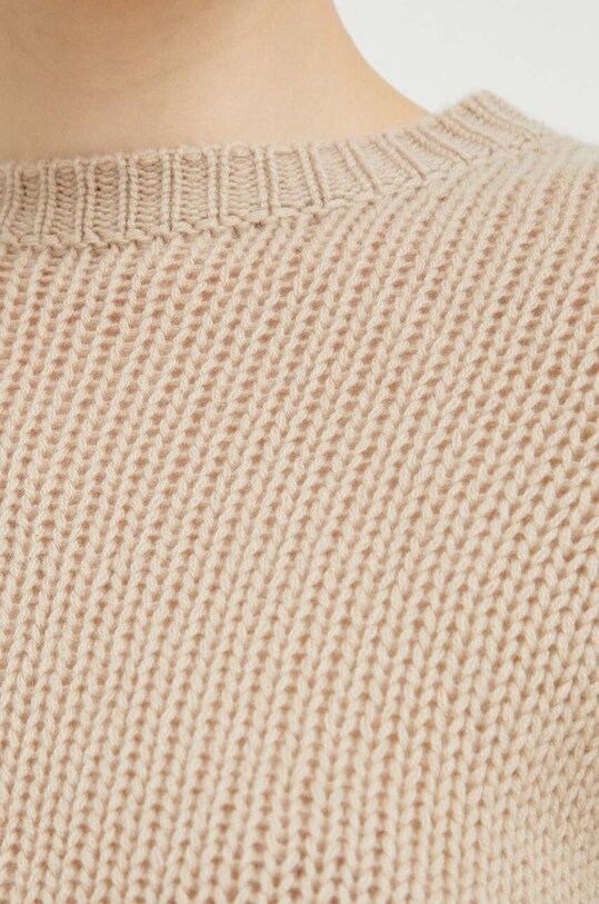 Шерстяной свитер Weekend Max Mara 2415361031600 бежевый