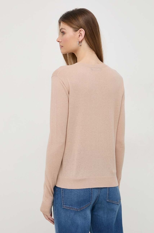 Odzież Weekend Max Mara sweter wełniany 2415361041600 beżowy