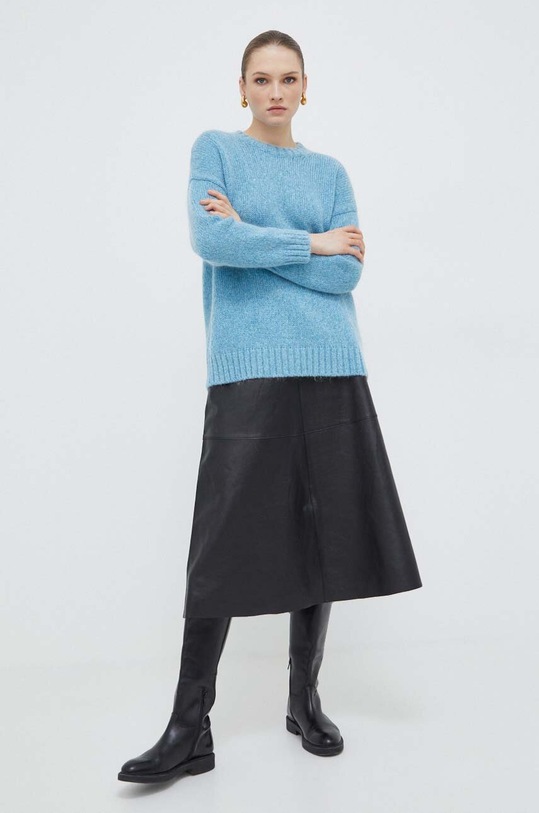 Weekend Max Mara pulover din amestec de lână 2415361091600 albastru SS24