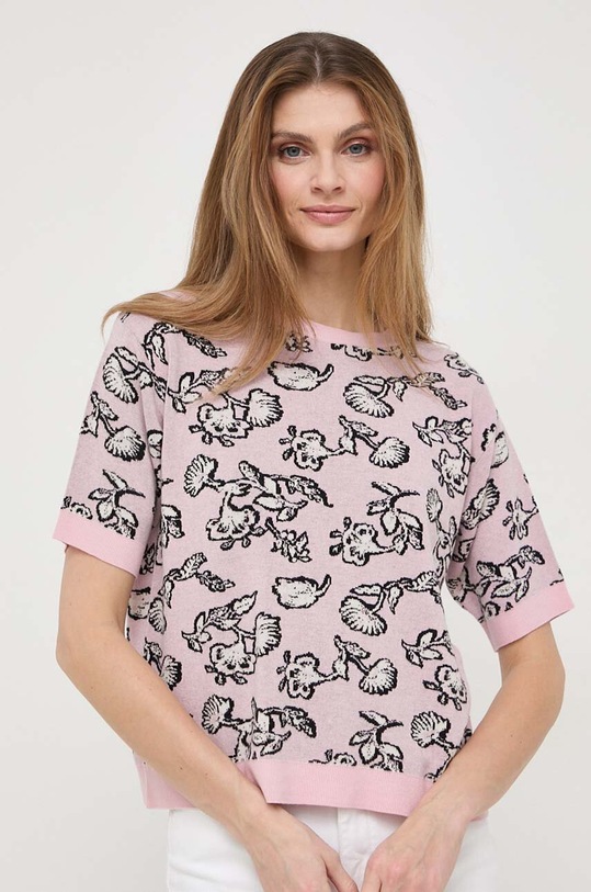 Weekend Max Mara sweter różowy 2415361141600