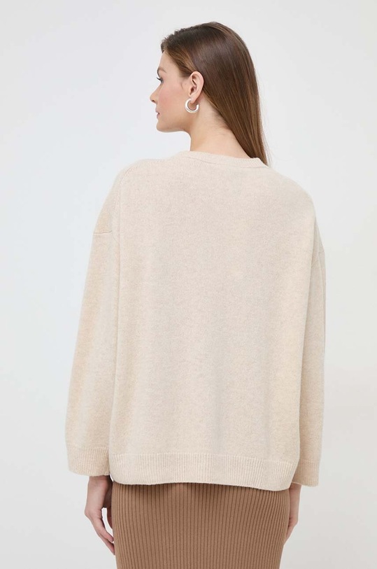 Odzież Weekend Max Mara sweter wełniany 2415361161600 beżowy