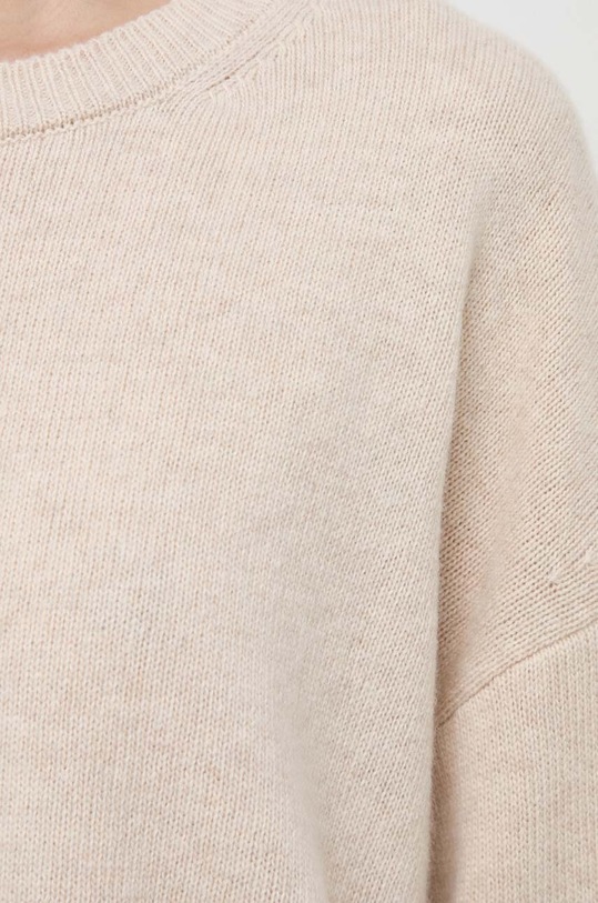 Weekend Max Mara sweter wełniany 2415361161600 beżowy