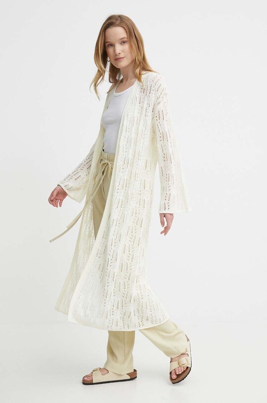 Pepe Jeans kardigan GWEN PL702130 beżowy SS24