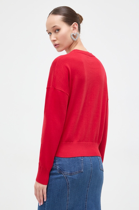 Oblečení Bavlněný svetr Moschino Jeans 0919.3208 červená