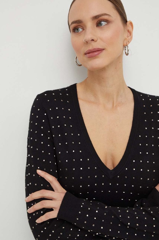 Liu Jo sweter czarny WA4080.MS49I